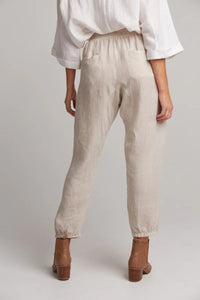 Linen Tapered Trousers