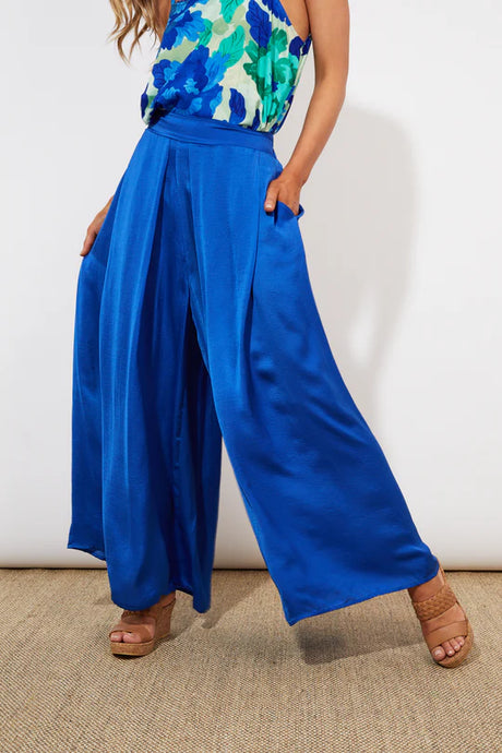 Cobalt Flared Trousers