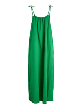 Load image into Gallery viewer, Green Linen Sun Dress