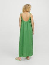Load image into Gallery viewer, Green Linen Sun Dress