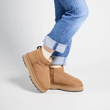 Load image into Gallery viewer, Emu Platform Chestnut Sheepskin Micro Boots