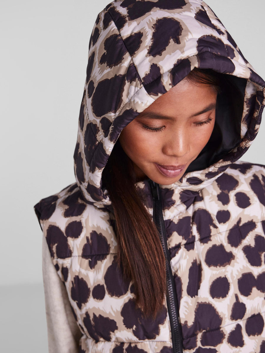 ORDINARY JOY】Leopard Fur gilet ORDINARY JOY】Leopard Fur gilet