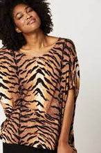Load image into Gallery viewer, Tiger Cap sleeve Top