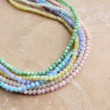 Load image into Gallery viewer, Lemon Sherbert Mini Bead Necklace
