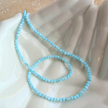 Load image into Gallery viewer, Baby Blue Bead Necklace