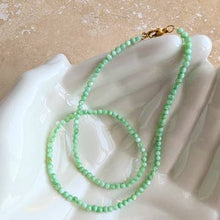 Load image into Gallery viewer, Matcha Mini Bead Necklace