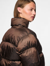 Load image into Gallery viewer, Metallic Fudge Puffer Coat