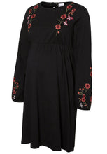 Load image into Gallery viewer, Maternity Floral Tunic Dress