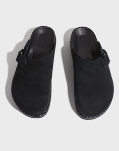 Suede Mules