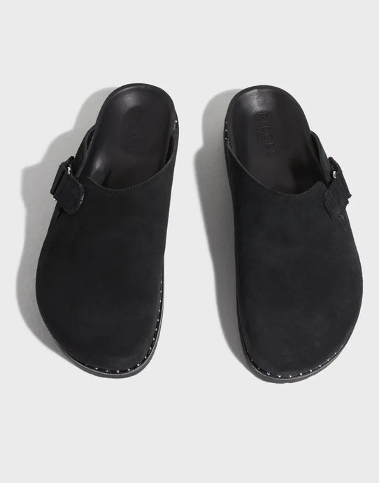 Suede Mules
