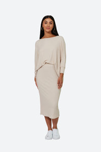 Ribbed Jersey Top