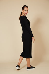 Ribbed Jersey Maxi