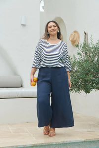 Striped Knitted Top