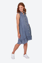 Load image into Gallery viewer, Chambray Shirt Dress