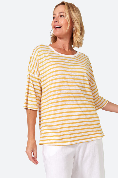 Striped Knitted Top