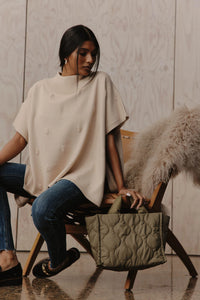 Quilted Tote Bag