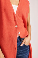 Load image into Gallery viewer, Coral Knitted Long Vest