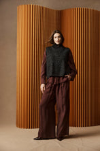 Load image into Gallery viewer, Mottled Black Knitted Vest