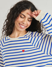Load image into Gallery viewer, Striped Heart Sweat