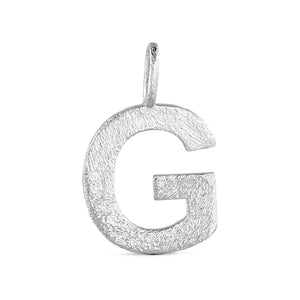 Silver Initial Pendant