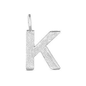 Silver Initial Pendant