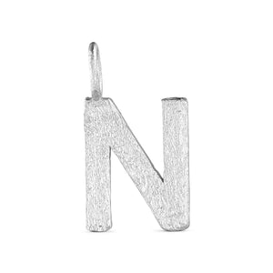 Silver Initial Pendant