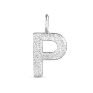 Silver Initial Pendant