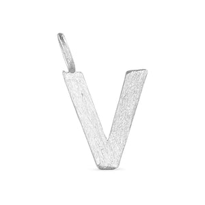 Silver Initial Pendant