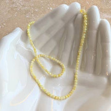 Load image into Gallery viewer, Lemon Sherbert Mini Bead Necklace