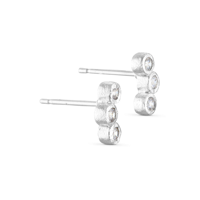 Zircon Trio Studs