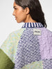 Patchwork High Neck Knit