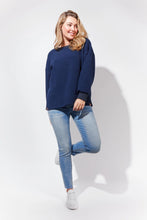 Load image into Gallery viewer, Navy Teddy Jumper