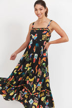 Load image into Gallery viewer, Cabana Print Maxi Dress