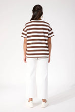 Load image into Gallery viewer, Chocolate Striped Tee