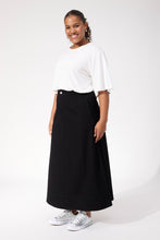 Load image into Gallery viewer, Denver Black Denim Skirt