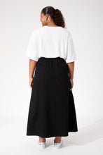 Load image into Gallery viewer, Denver Black Denim Skirt