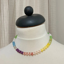 Load image into Gallery viewer, Rainbow Pastel Beaded Necklace