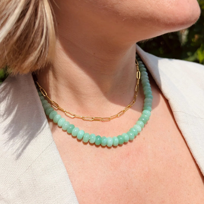 Jade Beaded Necklace