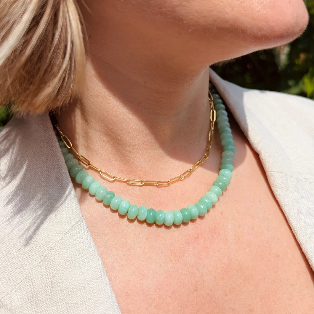 Jade Beaded Necklace