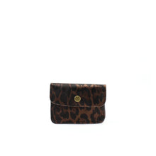 Load image into Gallery viewer, Leather Leopard Coin Purse