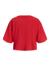 Load image into Gallery viewer, Contrast Cropped Boxy Tee