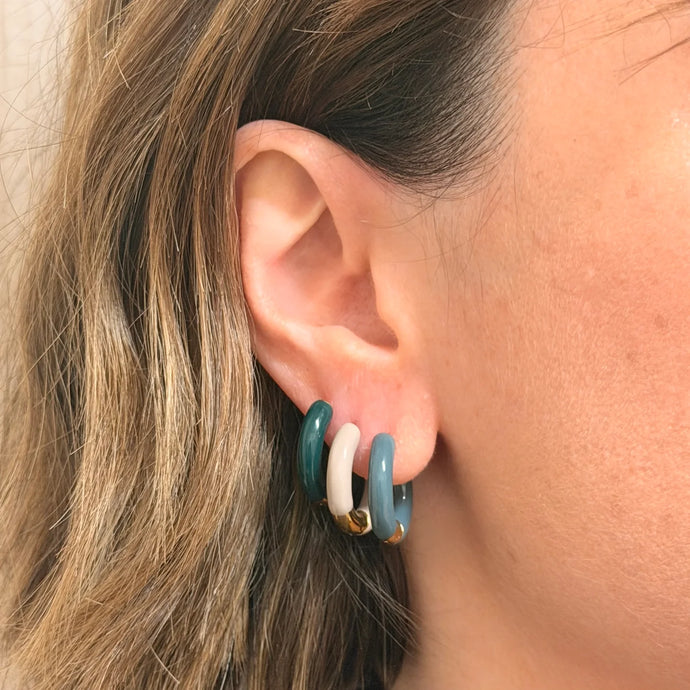 Everyday Bottle Green Hoops