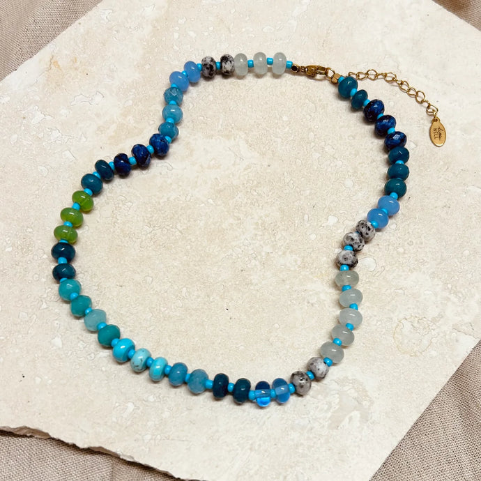 Ocean Beaded Necklace
