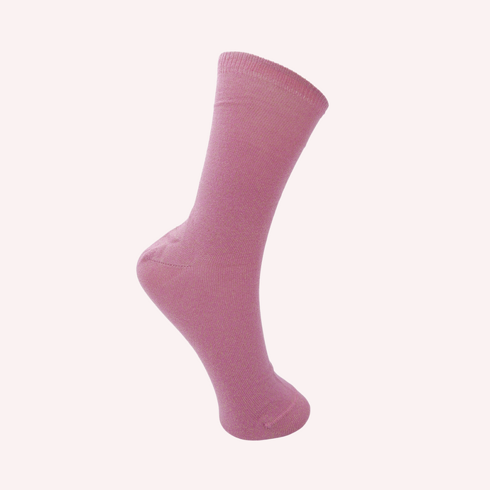 Rose Glitter Socks