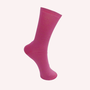 Magenta Glitter Socks