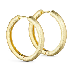 Matte Textured Hoops