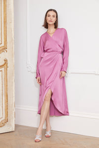 Violet Wrap Dress