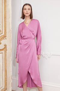 Violet Wrap Dress