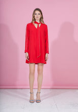 Load image into Gallery viewer, Pussy Bow A Line Dress