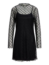 Load image into Gallery viewer, Polka Dot Mesh Dress